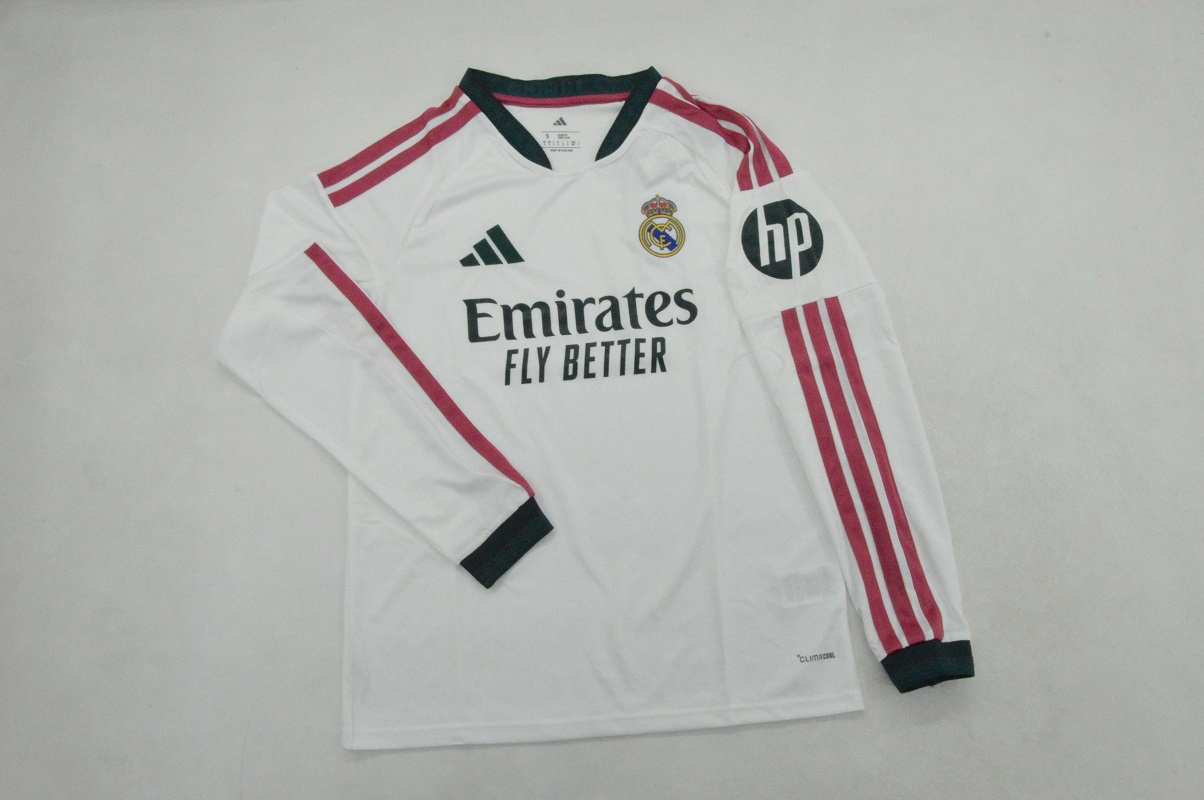 AAA Quality Real Madrid 26/27 Home Long Soccer Jersey